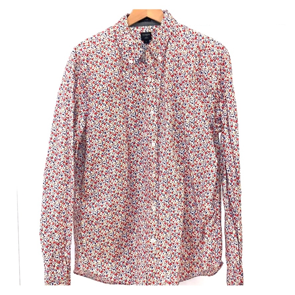 J.Crew Men’s Floral Button Down Shirt